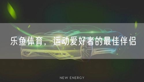 乐鱼体育,运动爱好者的最佳伴侣